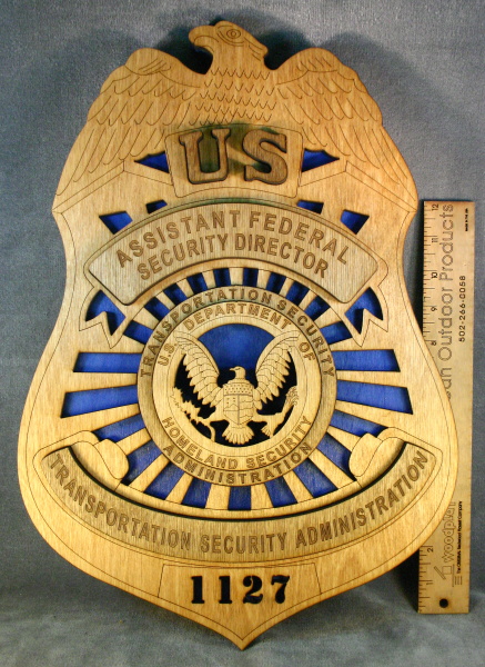 Large TSA Badge